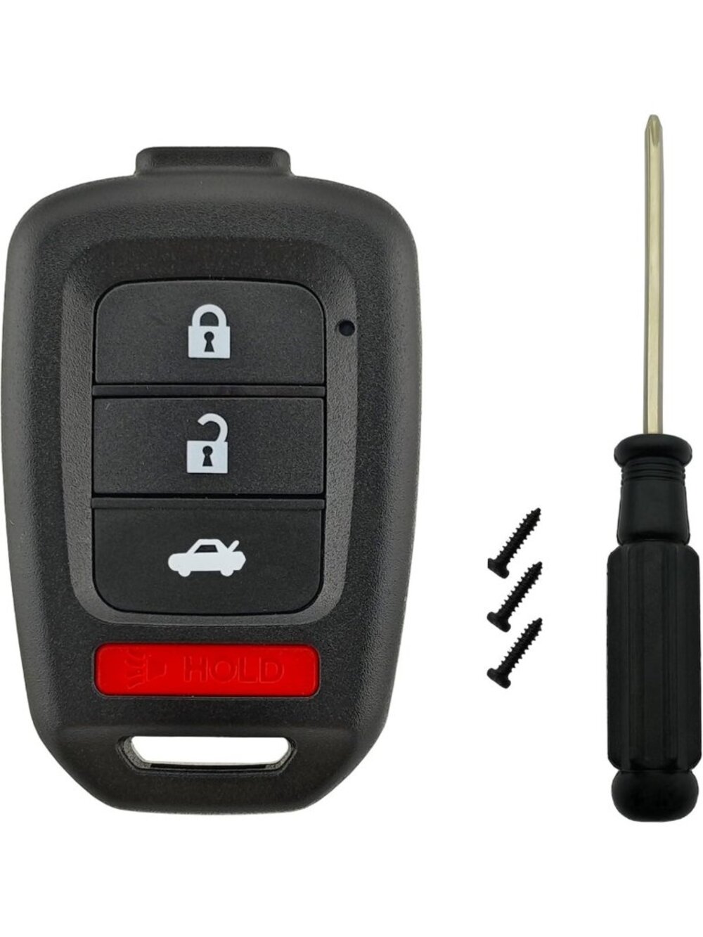Key Fob Cover Shell for Honda Accord, Civic, HR-V, CR-V - No Cutting Needed!